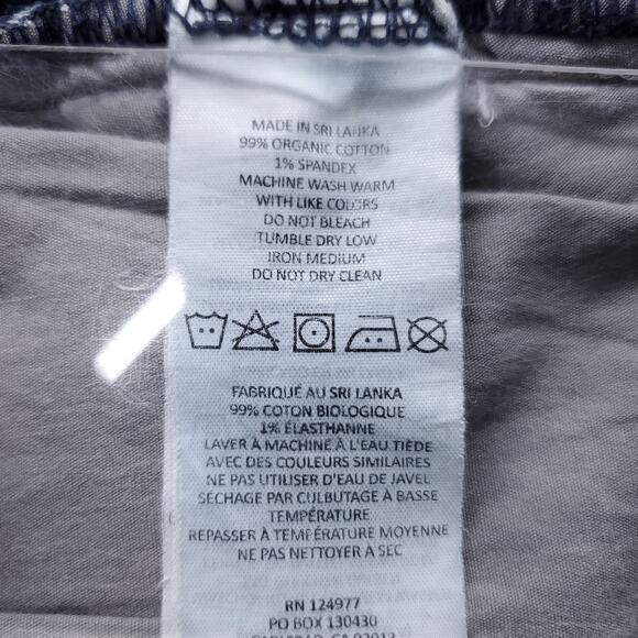 PrAna BReatHe Jeans Mens 30 Dark Blue Slim Straight Fit Sustainable Smart Casual - Picture 12 of 13